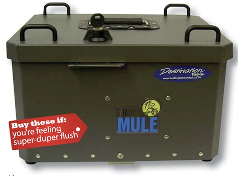 metal mule top box|motorcycle top box pannier.